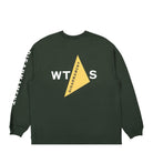WTAPS OBJ 02 Beak Sweater Olive Drab Sweatshirts Close-up | Overkill