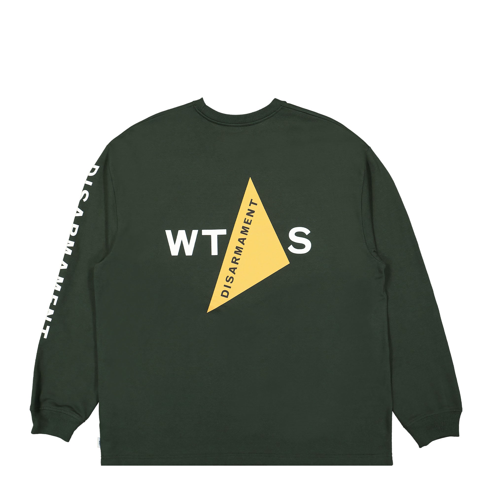 WTAPS OBJ 02 Beak Sweater Olive Drab Sweatshirts Close-up | Overkill