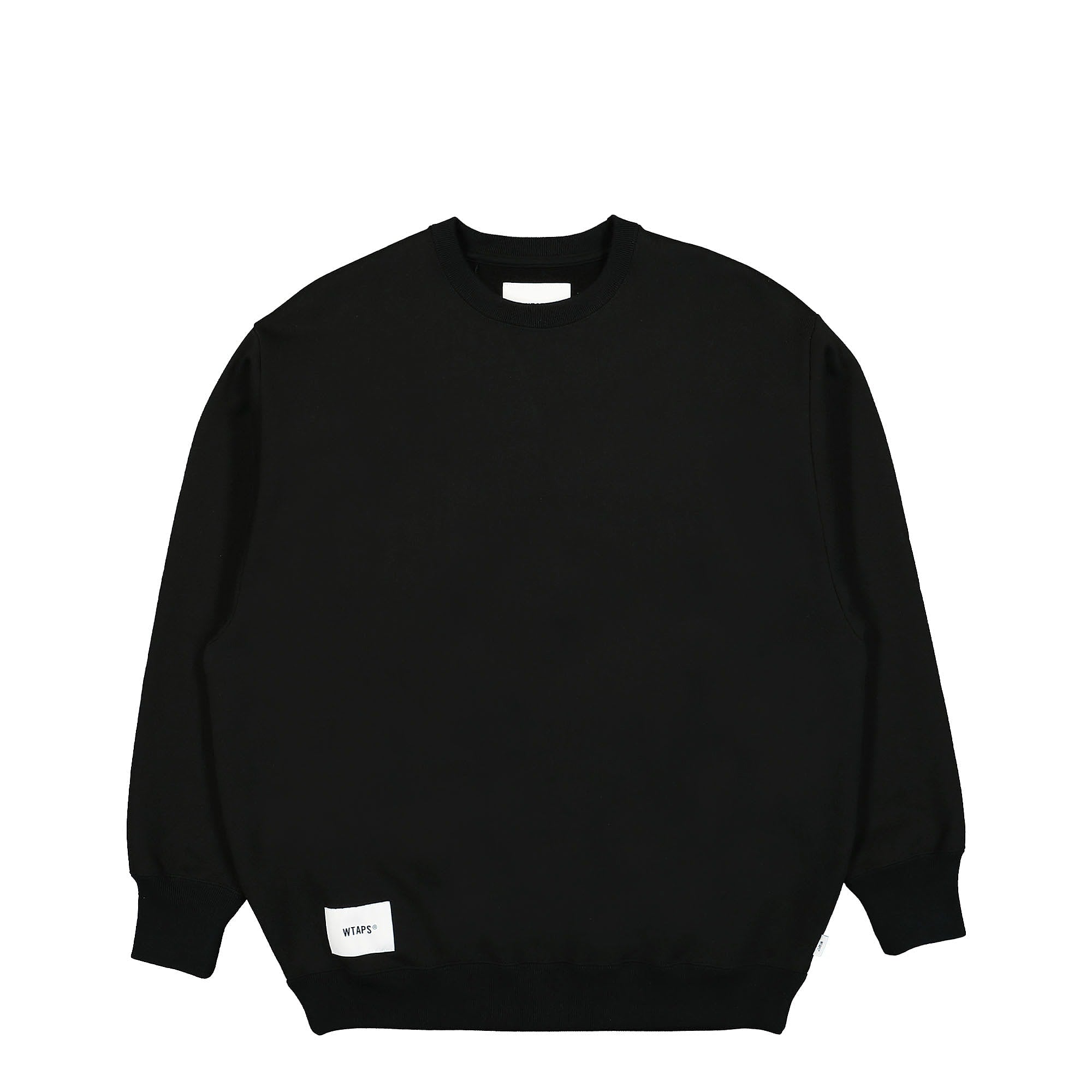 WTAPS Obj 01 / Sweater / Cotton. Beak 232ATDT-CSM19 / Black | OVERKILL 