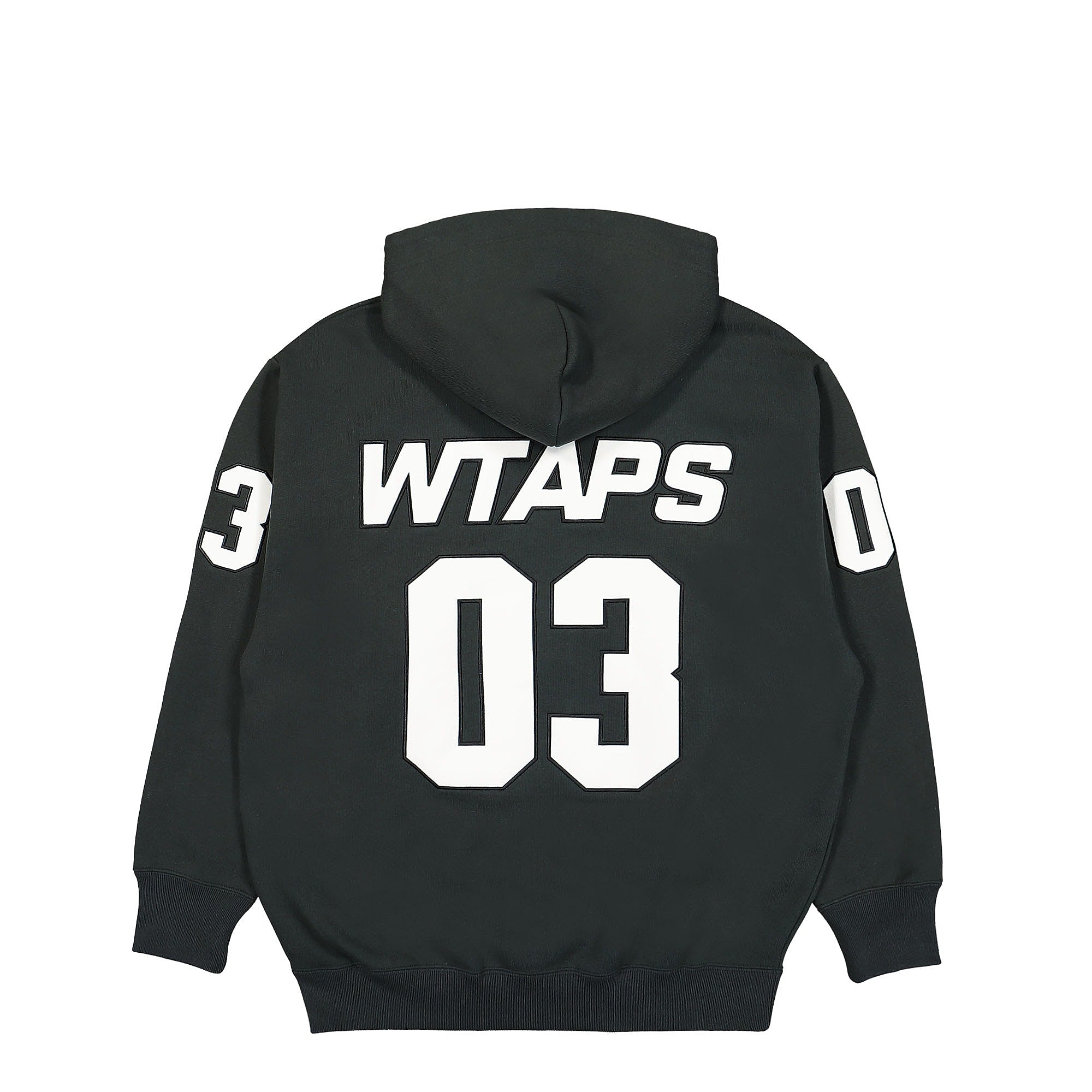 WTAPS Obj 02 / Hoody / Cotton. Protect Black Hoodies Close-up | Overkill