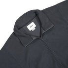 WTAPS Chief / Sweater / Poly. League Charcoal Fleece Jackets Close-up | Overkill