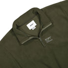 WTAPS Depst / Sweater / Poly. Olive Drab Sweatshirts Close-up | Overkill