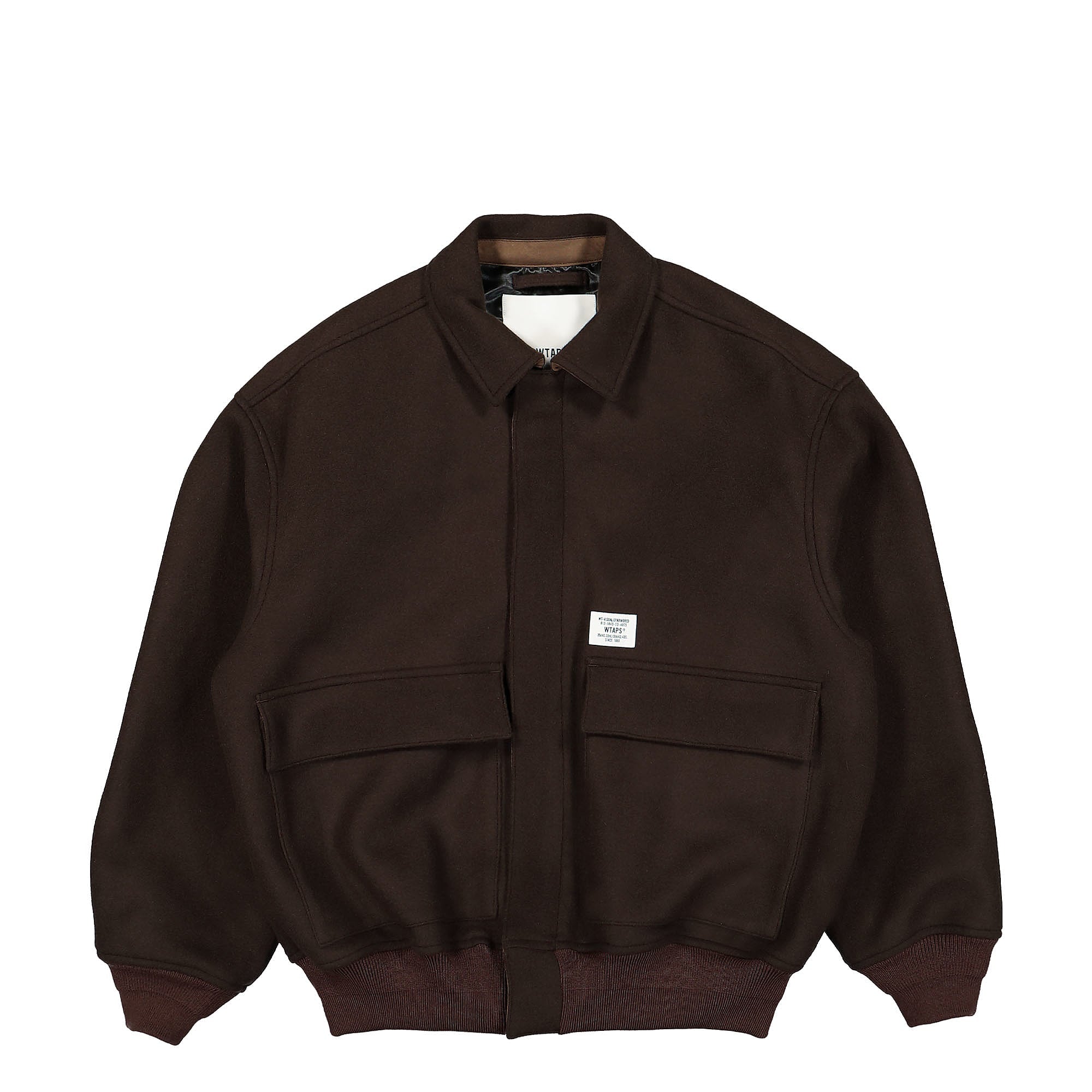 WTAPS JFW-01 / Jacket / Wony. Melton Brown Jackets 232BRDT-JKM04 / Brown | Overkill