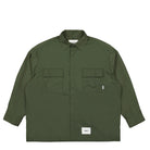WTAPS Wcpo 02 / LS / Nylon. Ripstop Olive Drab Shirts 232BRDT-SHM02 / Olive Drab | Overkill