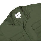 WTAPS Wcpo 02 / LS / Nylon. Ripstop Olive Drab Shirts Close-up | Overkill