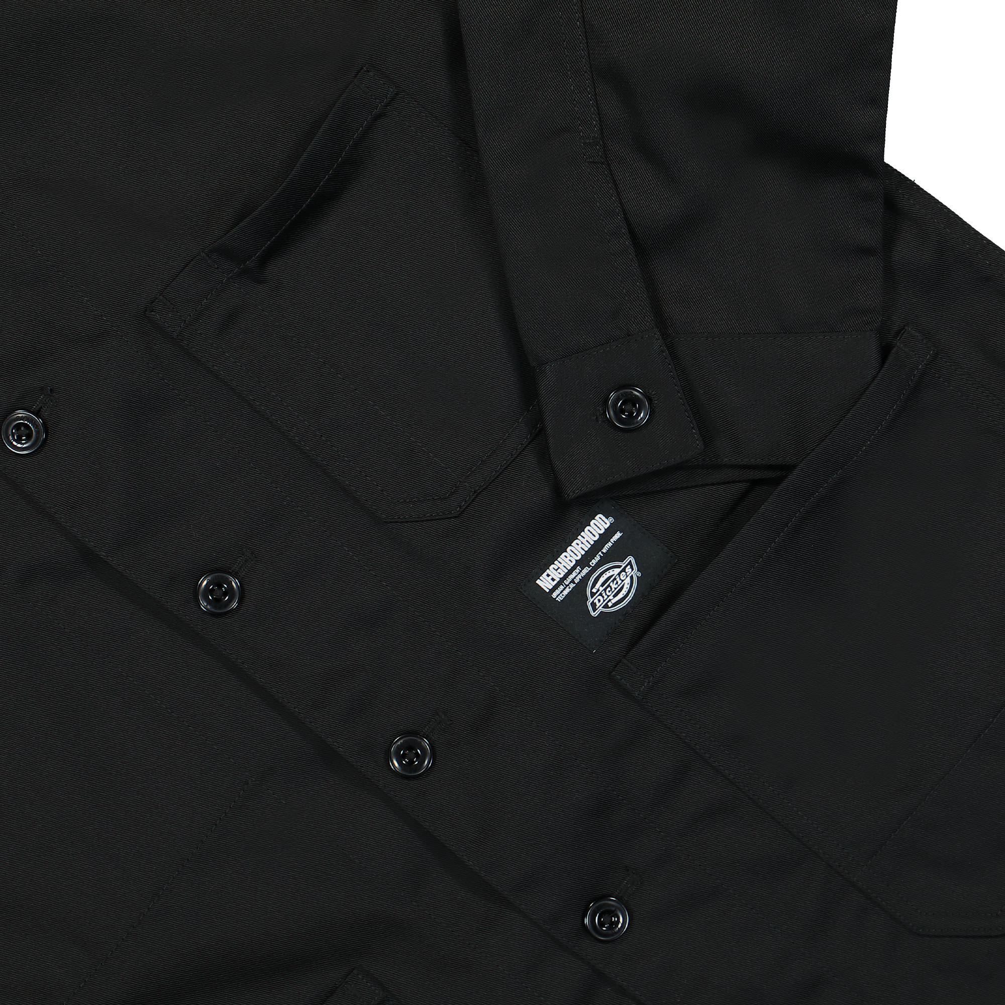 Neighborhood Coverall Jacket Black Jackets Detailfoto | Overkill