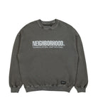 Neighborhood Pigment Dyed LS Sweatshirt Black Sweatshirts 232FPNH-CSM06 / Black | Overkill