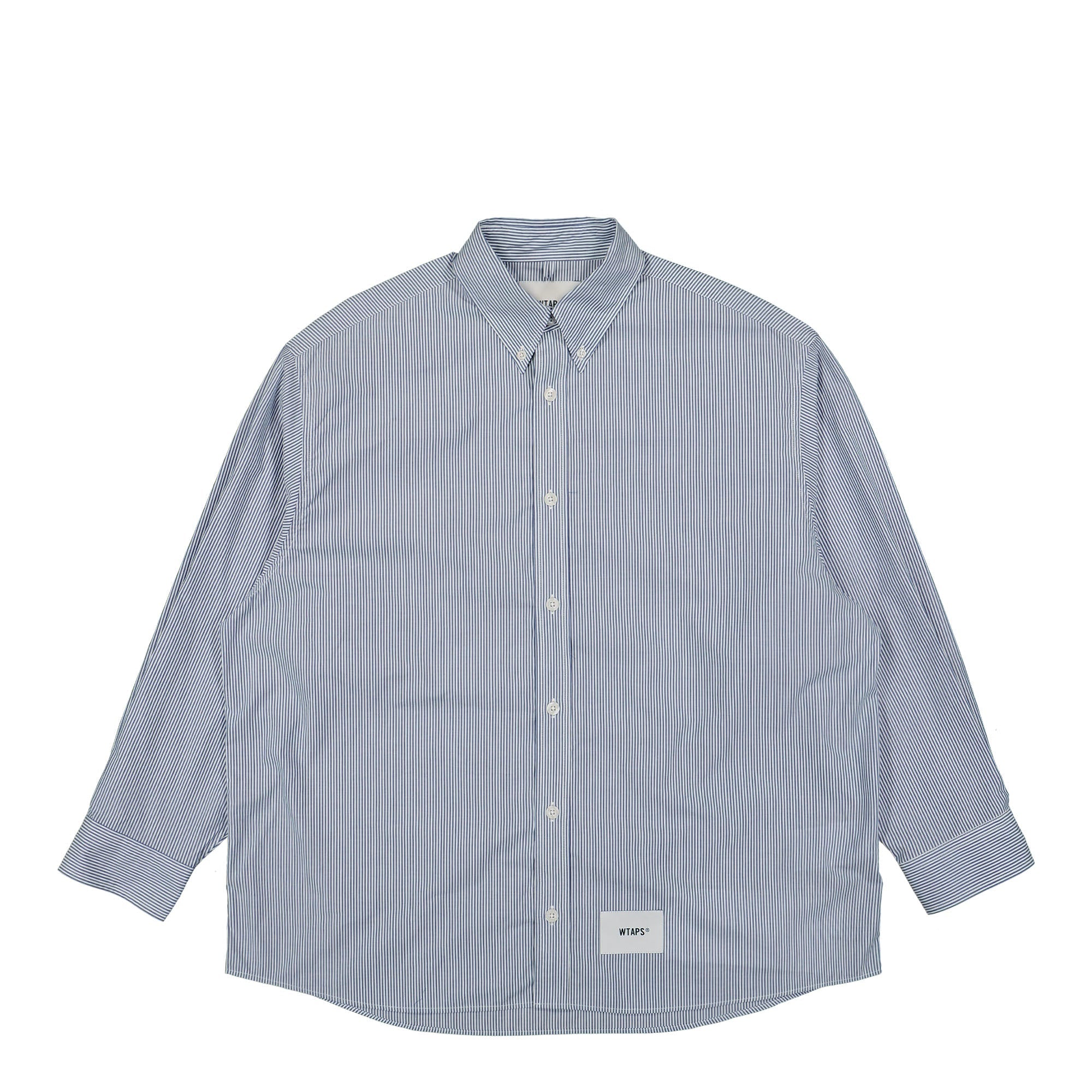 WTAPS BD 03 LS Protect Shirt Blue Shirts 232GWDT-SHM03 / Blue | Overkill