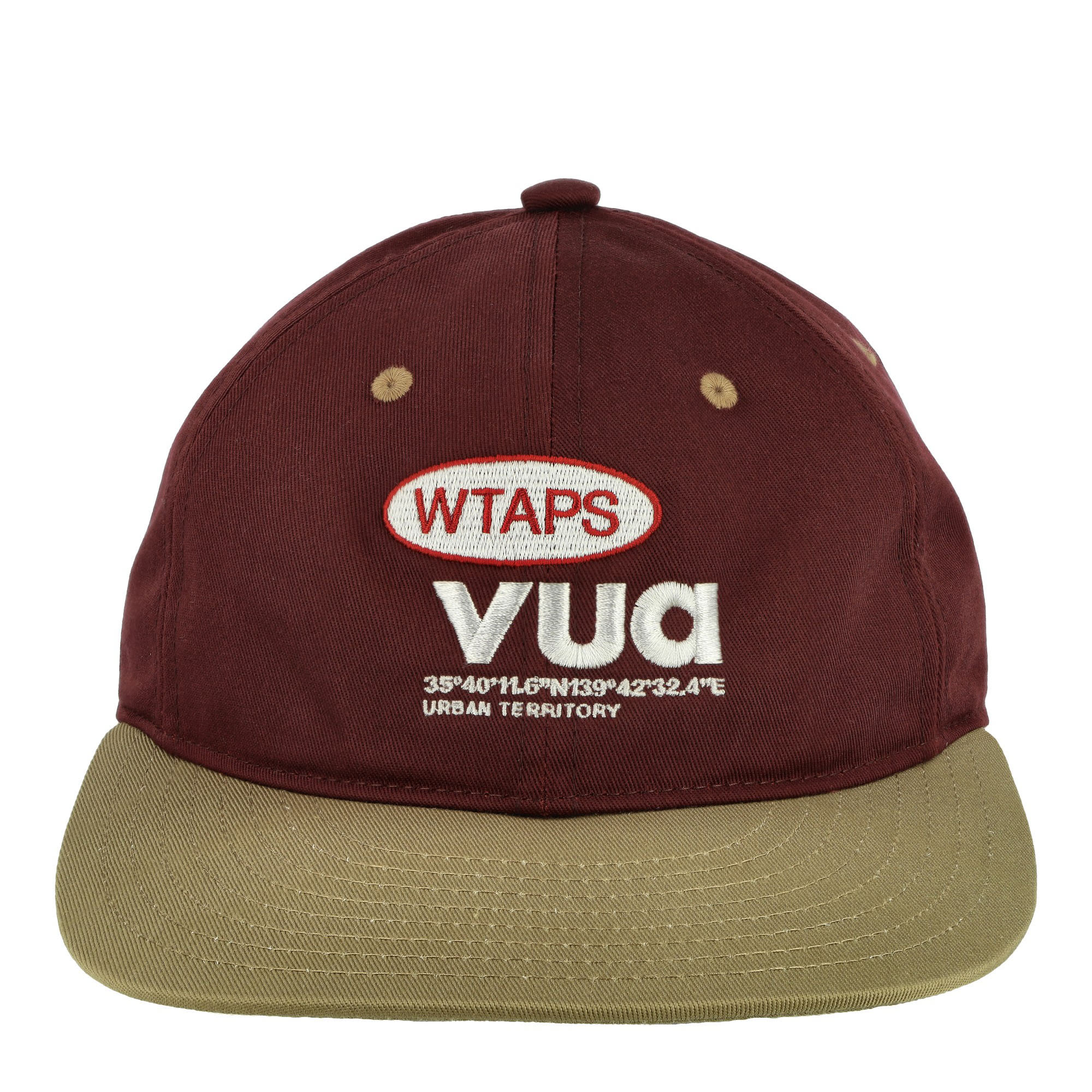 WTAPS T-6M 02 Protect Cap Burgundy Caps Detailfoto | Overkill