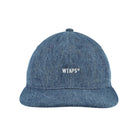 WTAPS T-6M 04 Denim Sign Cap Indigo Caps Detailfoto | Overkill