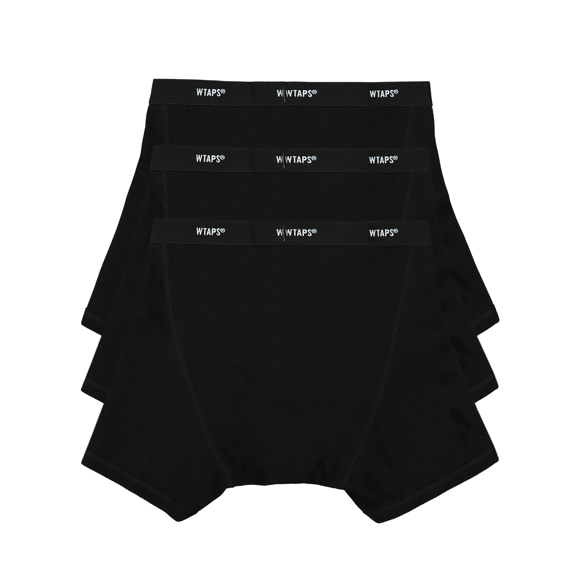 WTAPS Skivvies 3 Piece Boxer Briefs Black Underwear Material | Overkill