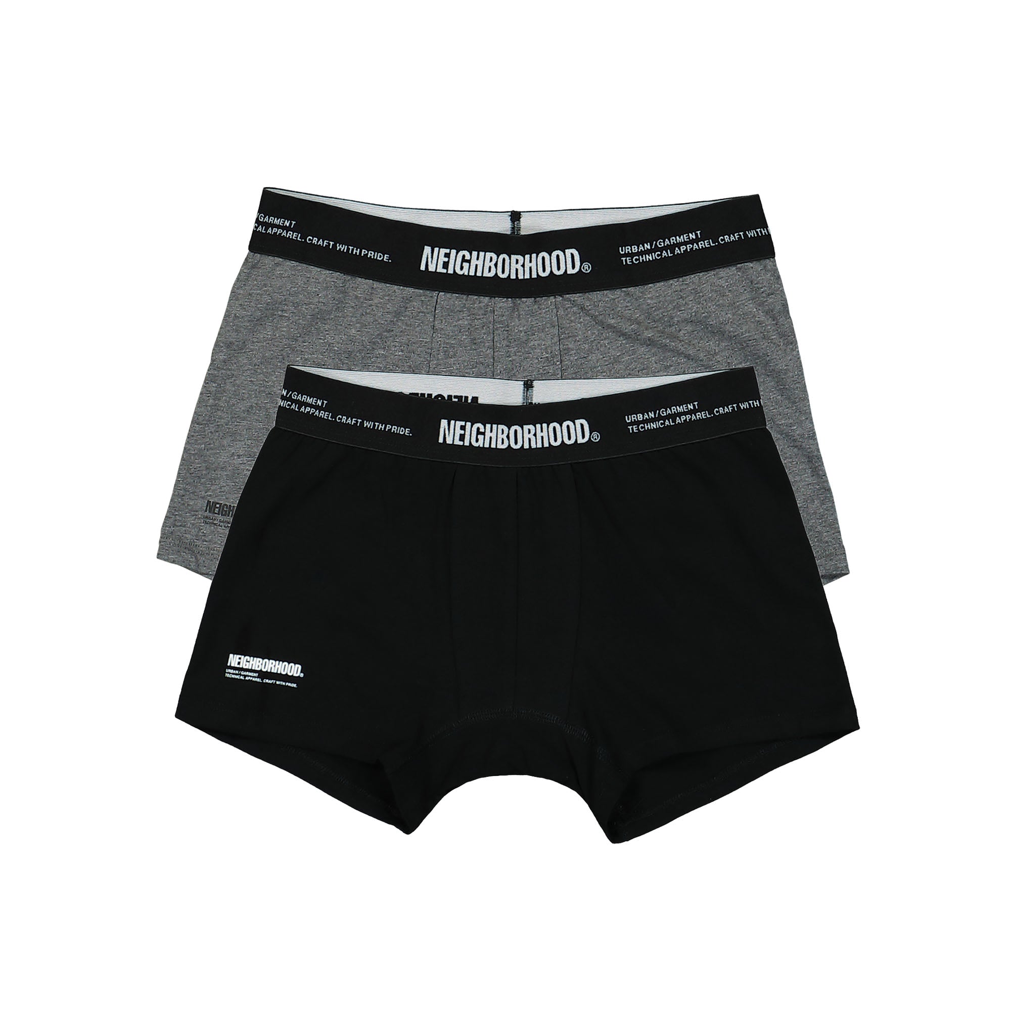 Neighborhood Classic 2 Pack Unders Black / Grey Underwear 232QTNH-UWM03 | Overkill