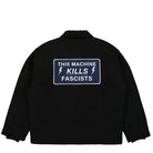 Neighborhood Melton Zip Up Jacket Black Jackets Close-up | Overkill