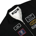 Neighborhood Melton Zip Up Jacket Black Jackets Material | Overkill