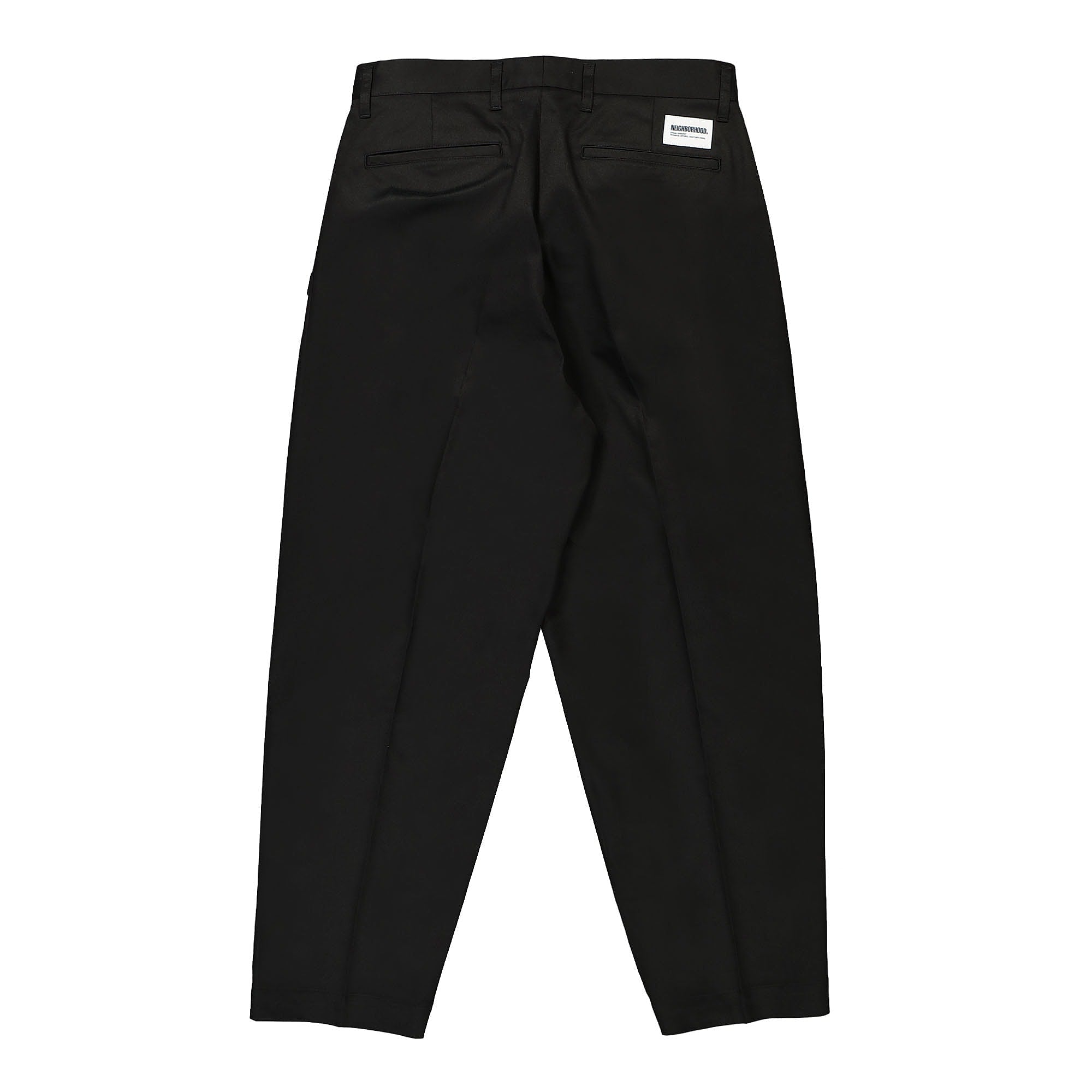 Neighborhood Two Tuck Pants Black Casual Pants Material | Overkill