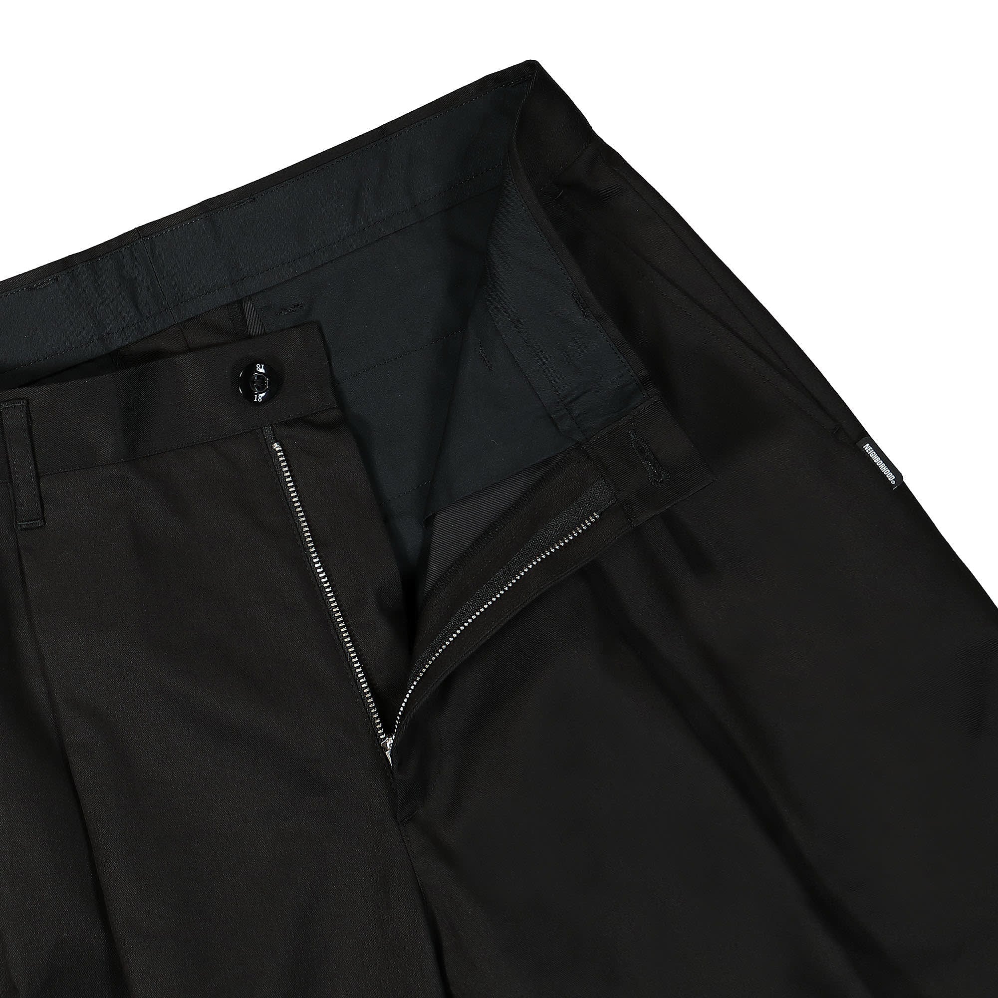 Neighborhood Two Tuck Pants Black Casual Pants Detailfoto | Overkill