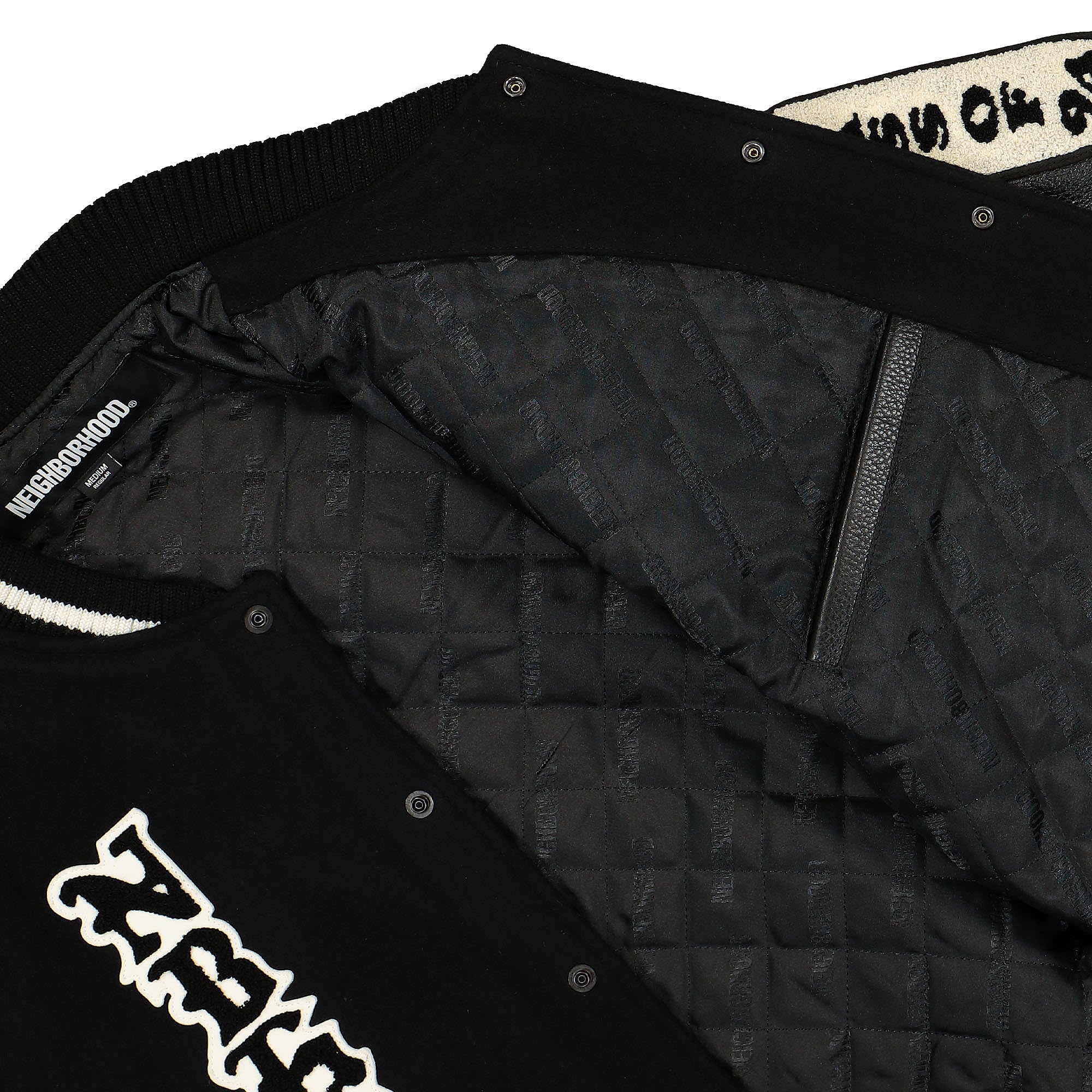 Neighborhood Stadium Jacket Black Bomber & Varsity Jackets Detail view 2 | Overkill