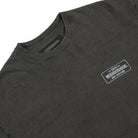 Neighborhood Pigment Dyed LS Crewneck Black Sweatshirts Close-up | Overkill