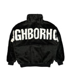 Neighborhood Fur Logo Jacket Black Jackets Close-up | Overkill