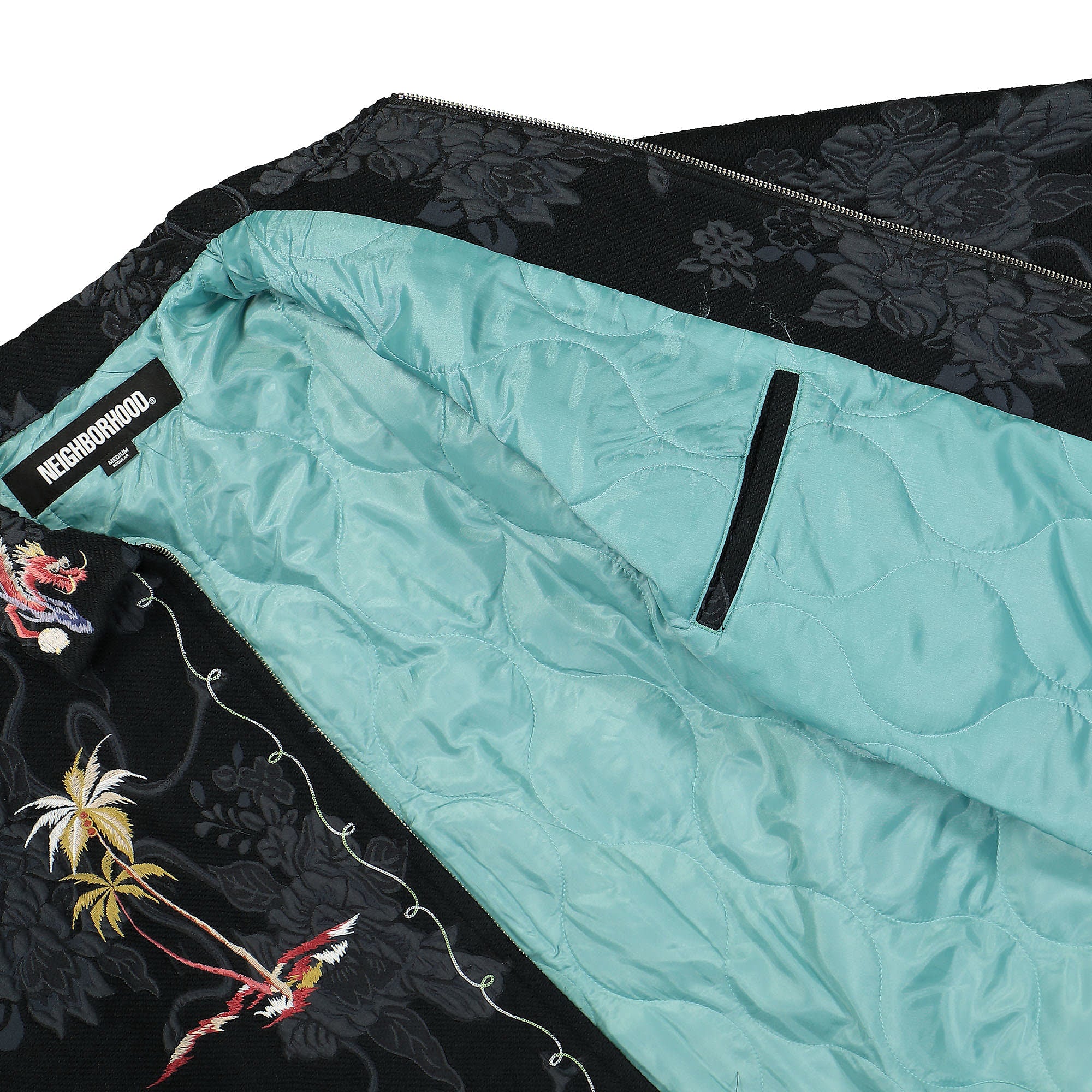 Neighborhood JQ Souvenir Jacket 232UTNH-JKM04 / Black | OVERKILL