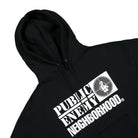 Neighborhood Hooded Sweatshirt Black Hoodies Close-up | Overkill