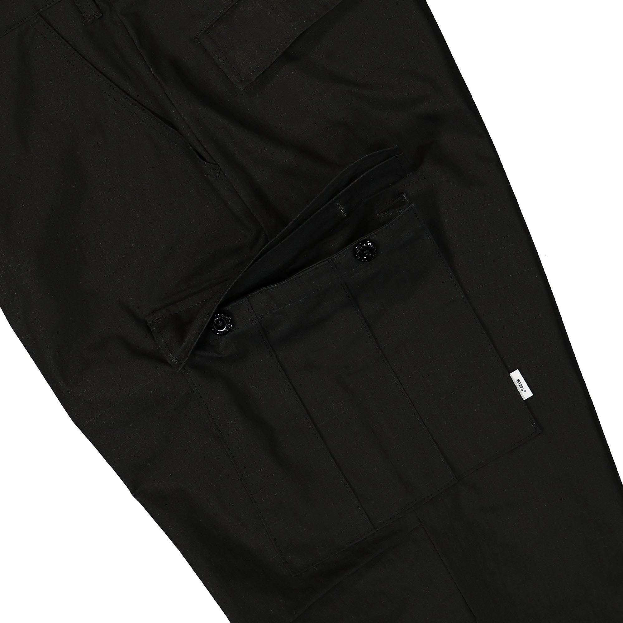 WTAPS MILT9602 / Trousers / Nyco. Ripstop Black Casual Pants Detail view 2 | Overkill