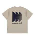 Edmmond Studios Edmmond Radio T-Shirt Plain Tan T-Shirt 325-30-10060 Close-up | Overkill
