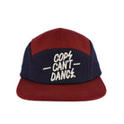 Mr. Serious Cops Cant Dance Cap Maroon / Red Caps Detailfoto | Overkill