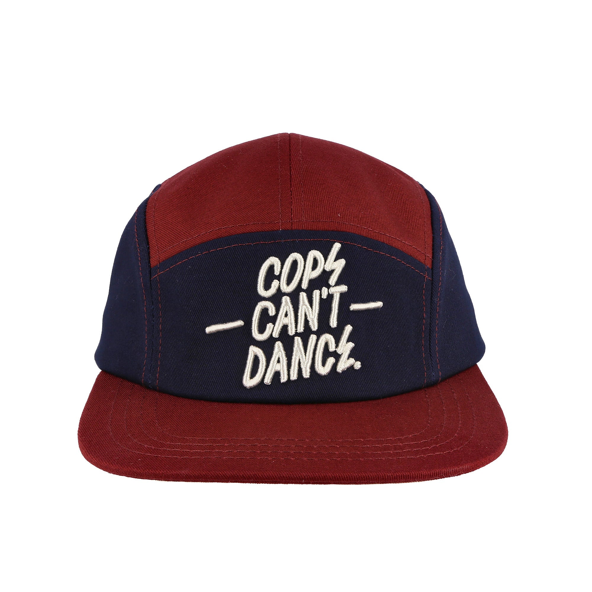 Mr. Serious Cops Cant Dance Cap Maroon / Red Caps Detailfoto | Overkill