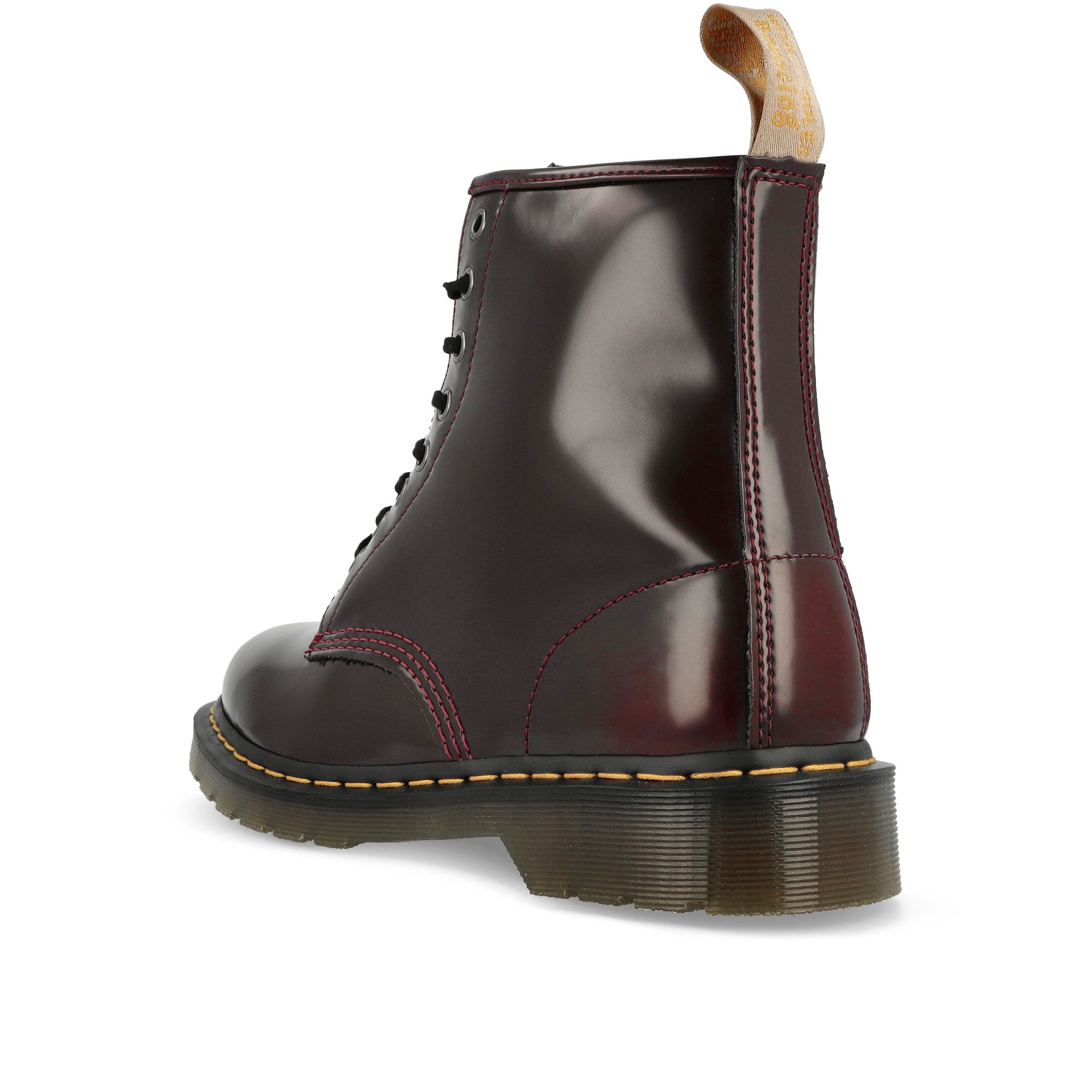 Dr. Martens Vegan 1460 Cherry Red Boots  Material | Overkill