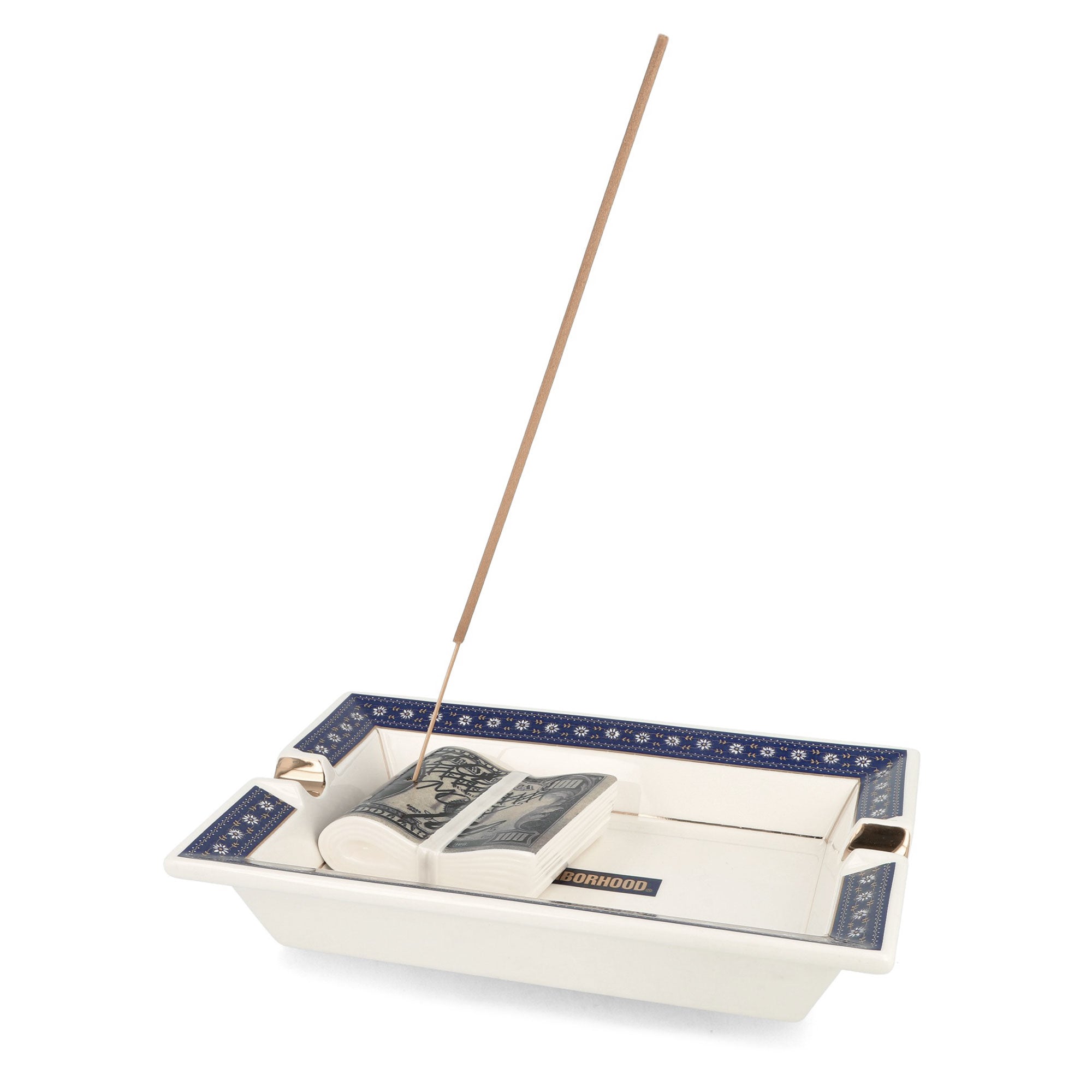 Neighborhood Square Incense Tray Navy Incense & Candles 241AINH-AC02 / Navy | Overkill