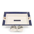 Neighborhood Square Incense Tray Navy Incense & Candles Close-up | Overkill