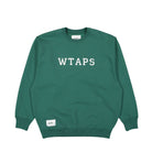 WTAPS Academy / Sweater / Cotton. College Green Sweatshirts 241ATDT-CSM03 / Green | Overkill