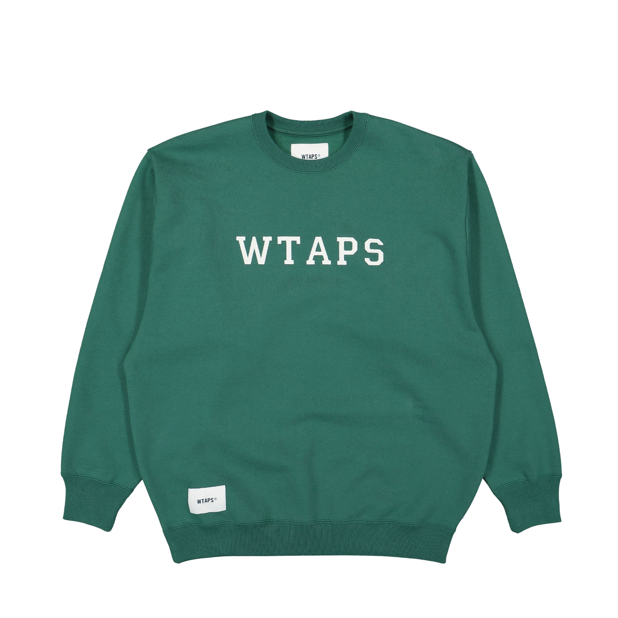 WTAPS Academy / Sweater / Cotton. College 241ATDT-CSM03 / Green 