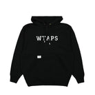 WTAPS Academy / Hoody / Cotton. College Black Hoodies 241ATDT-CSM04 / Black | Overkill