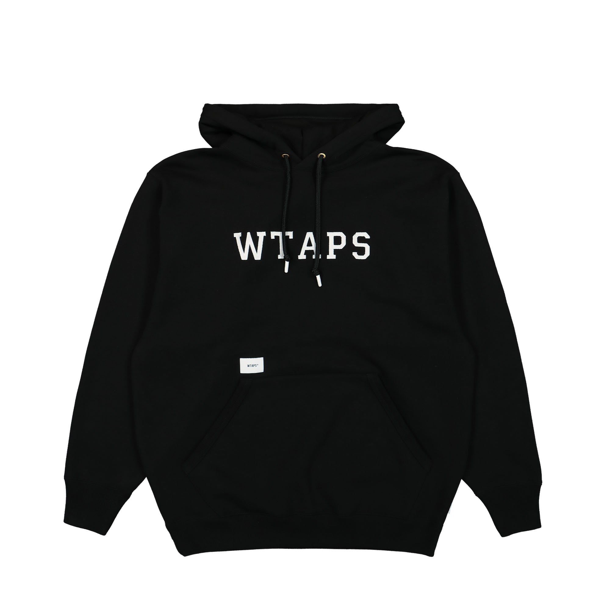 WTAPS Academy / Hoody / Cotton. College Black Hoodies 241ATDT-CSM04 / Black | Overkill