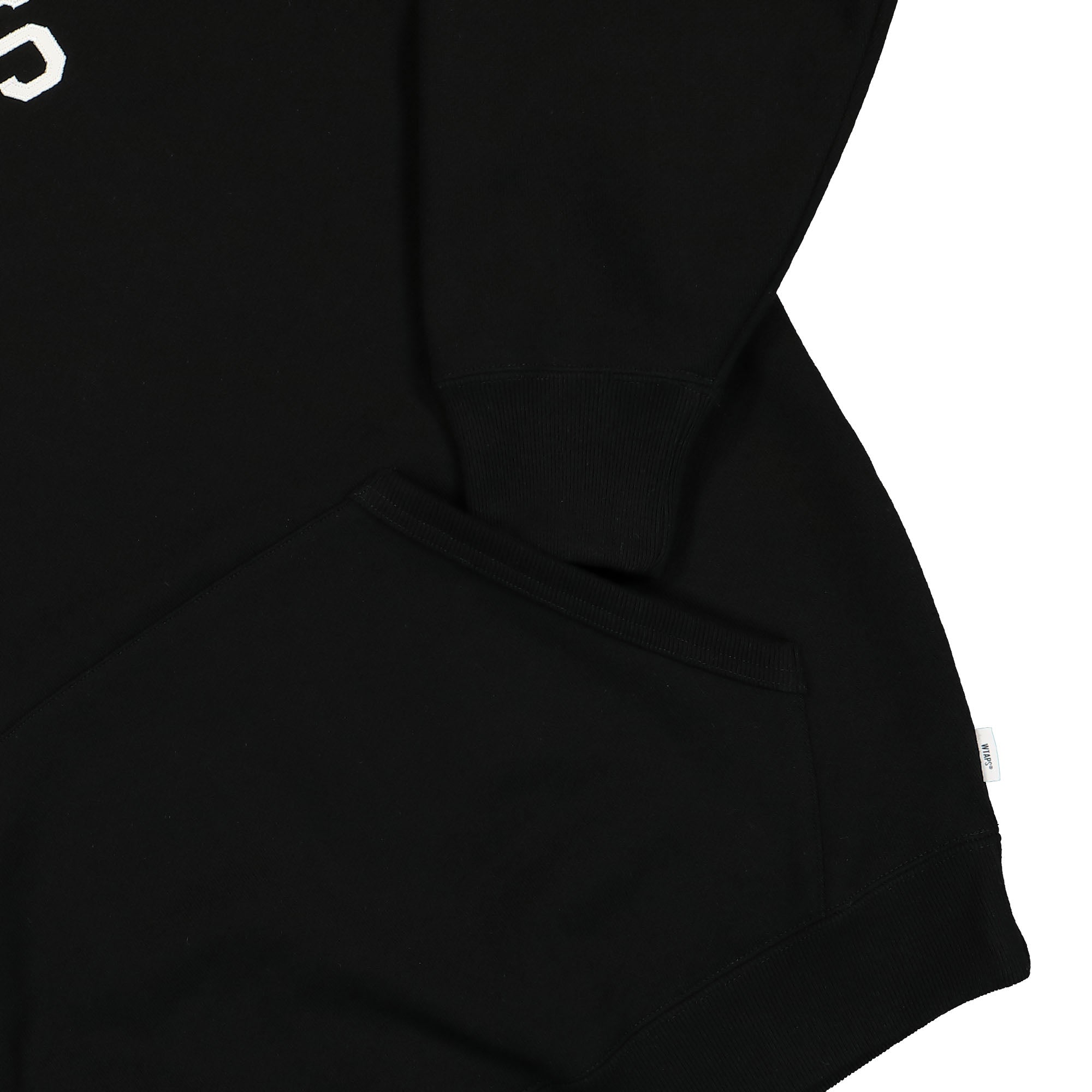 WTAPS Academy / Hoody / Cotton. College Black Hoodies Detailfoto | Overkill
