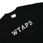 WTAPS Academy / SS / Cotton. Composition Black T-Shirts Close-up | Overkill