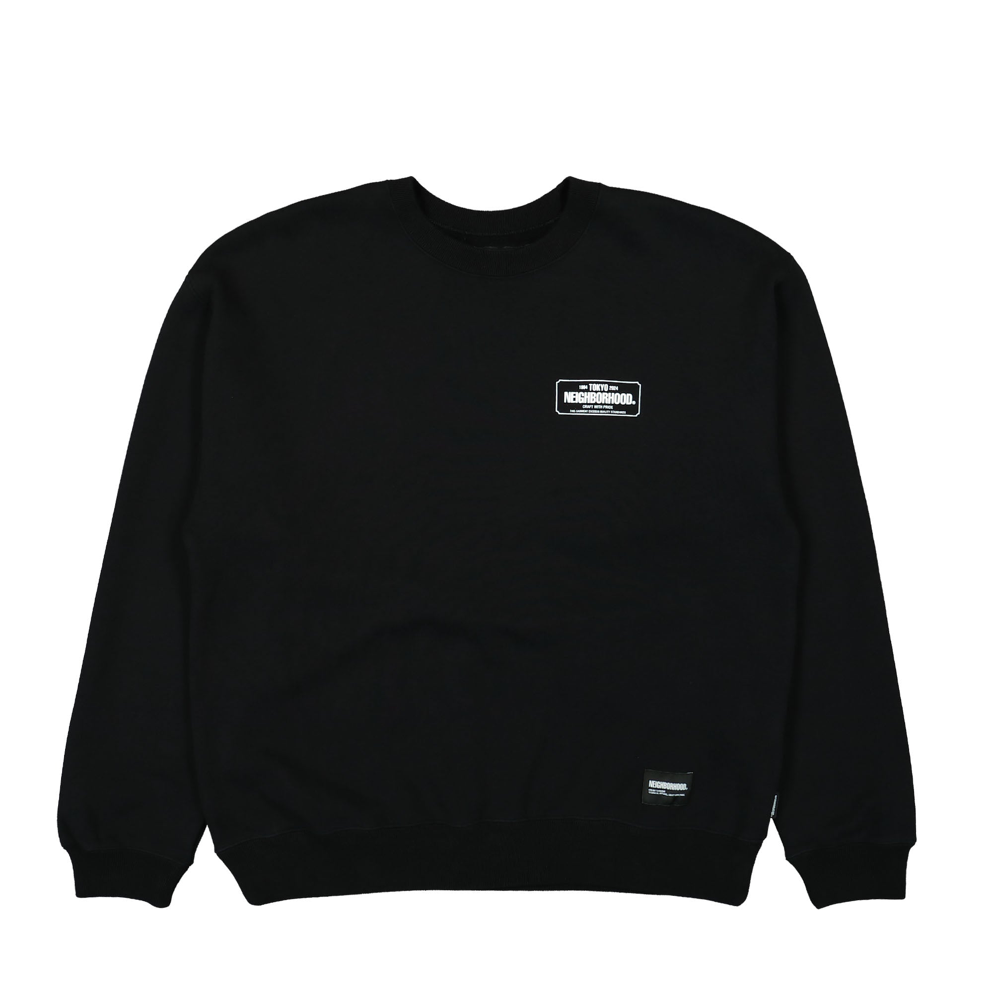 Neighborhood Classic Sweat Shirt LS 241FPNH-CSM03 / Black | OVERKILL