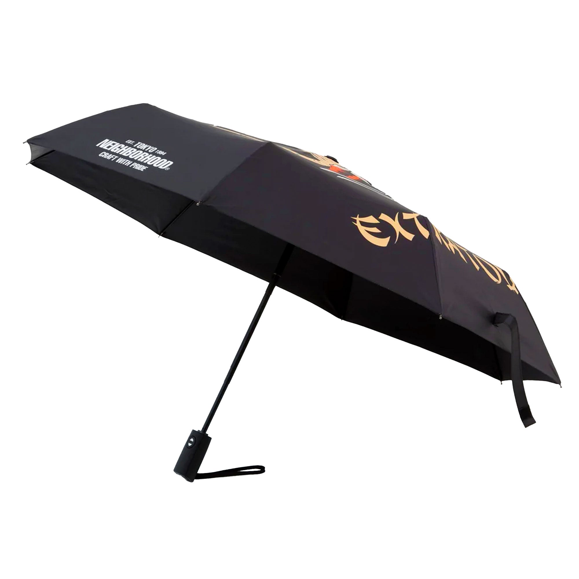 Neighborhood Tigerprint Folding Umbrella Black Outdoor Accessories  Material | Overkill