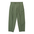 Neighborhood Two Tuck Pants Green Casual Pants 241SPNH-PTM06 / Green | Overkill
