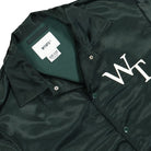 WTAPS Chief / Jacket / CTRY. Satin. League Green Jackets Close-up | Overkill