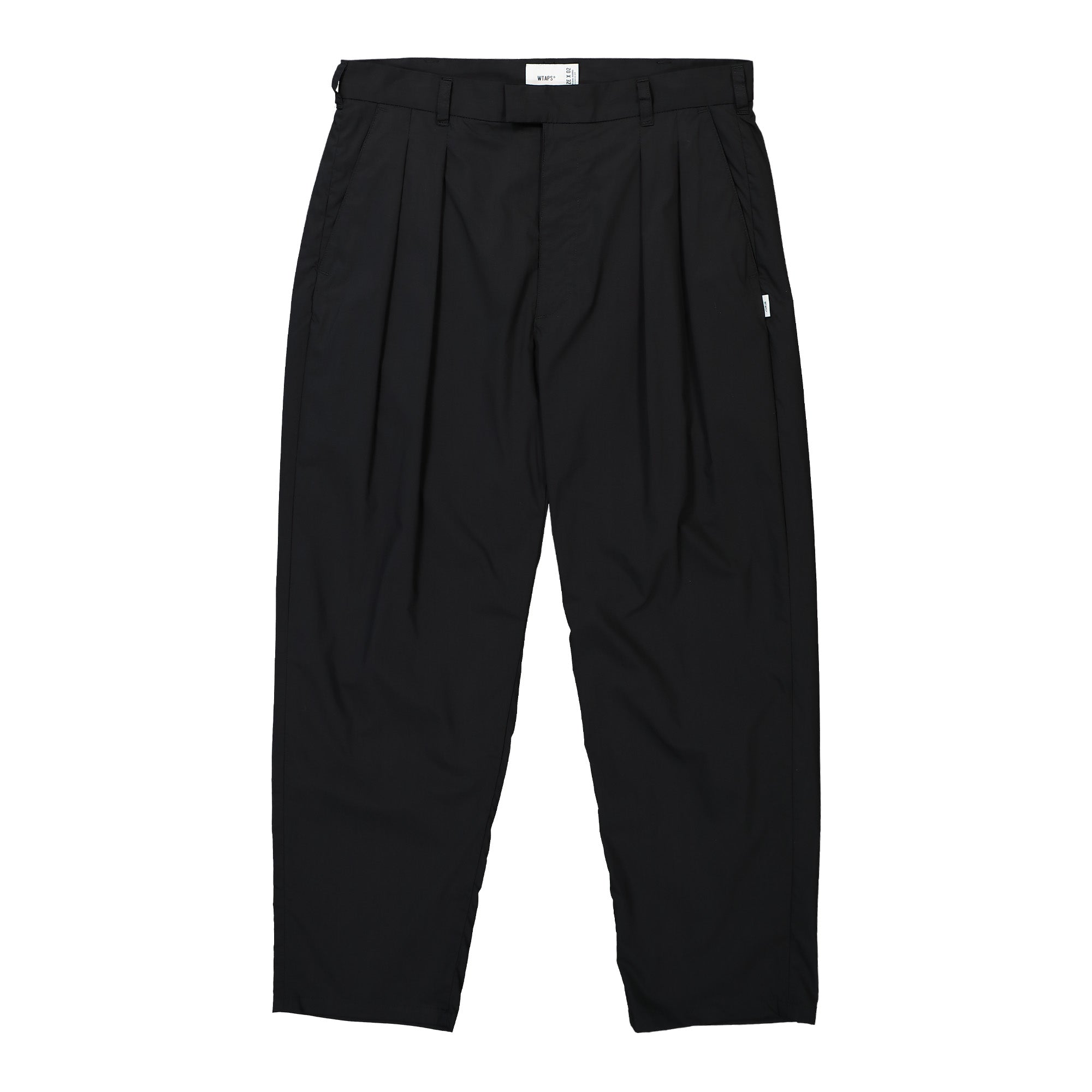 WTAPS Lez / Hunts / Trousers / CPTL. Weather. Coolmax Black Casual Pants 241TQDT-PTM03 / Black | Overkill