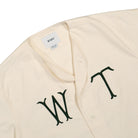 WTAPS League / SS / Cotton. Satin. Spina White Shirts Close-up | Overkill