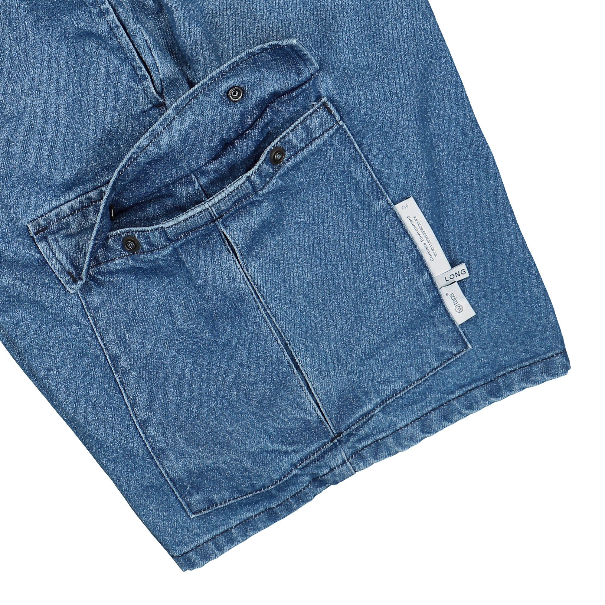 WTAPS MILS2301 / Shorts / Cotton. Denim Indigo Shorts Detail view 2 | Overkill