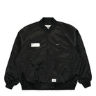 WTAPS Team / Jacket / Nylon. Twill Black Bomber & Varsity Jackets 242TQDT-JKM05 / Black | Overkill