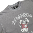 Neighborhood Pigment Dyed Sweat Shirt LS Gray Sweatshirts Close-up | Overkill
