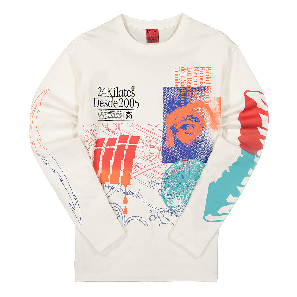 24 Kilates Compo 3 Longsleeve White Longsleeves 24KSS21-CP3-LS-01 | Overkill