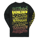 24 Kilates Racing Crew Longsleeve Black Longsleeves Close-up | Overkill