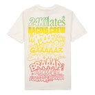 24 Kilates Racing Crew Tee White T-Shirts Close-up | Overkill